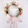 thumbnail image 5 of Corona de flores para novia, diadema de boda, corona floral para el pelo, accesorios para el cabello para mujeres y niñas, 5 of 5