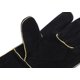thumbnail image 4 of Guantes de cuero para soldador, guantes de soldadura de cocina de alta temperatura para trabajo, barbacoa, horno, jardinería, 40 CM, 4 of 5