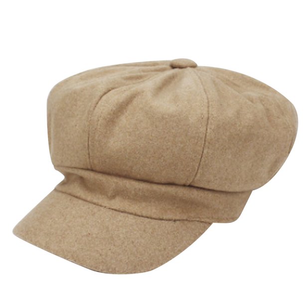 Worallymy mujeres invierno otoño cálido lana Retro octogonal sombrero pintor boina Newsboy estilo gorra plana artista sombrero Worallymy JD720007614