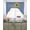 blue, variant on Coral Red Sunshine Sunflower Swag Kitchen Curtains Sets for Windows 24 Inch Length, Pastoral Bees Farmhouse Floral Short Window Curtain Swags Valances and Tiers 3 Piece Set for Cafe/Dining Room