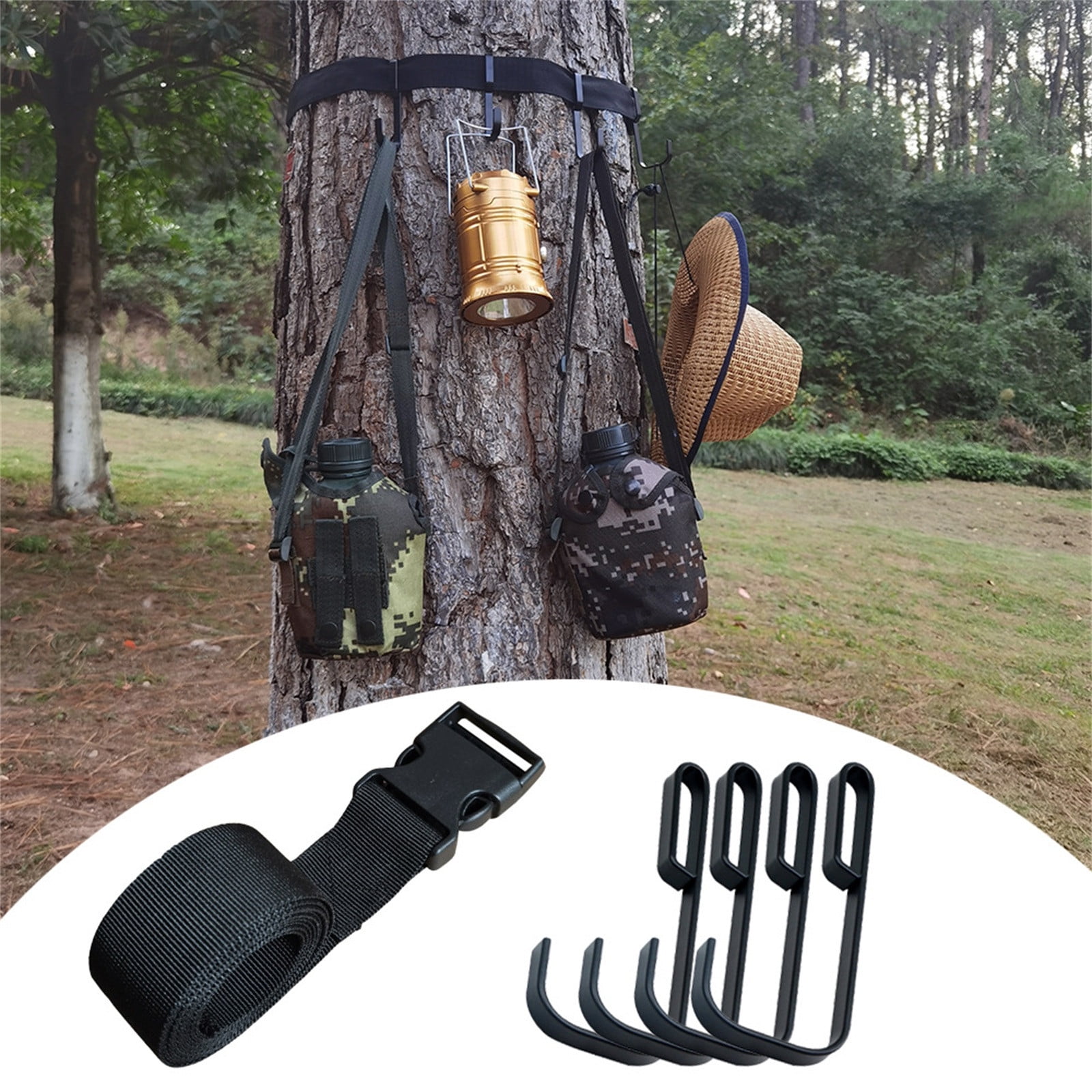 Strap Gear Hangers,MultiHook Accessory Holder For Hunting Gears Bow Tree Saddle Binoculars