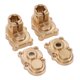 thumbnail image 5 of Dos juegos de carcasas traseras de latón para automóviles RC mejoran la estabilidad y las dimensiones precisas de la cubierta de engranajes de la carcasa trasera antióxido fcx24 1: 24 oro para automó, 5 of 10
