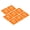 Orange, variant on Uxcell NFC Stickers NFC216 Tag Sticker 888 Bytes Square NFC Tags Orange 8 Pack