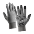 thumbnail image 2 of Guantes de invierno Yuyangstore cómodos con pantalla táctil para motociclismo deportivo Gris M, 2 of 8