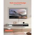 thumbnail image 2 of VEVOR Floating TV Stand 55 in Entertainment Center Power with Cable Hole White, 2 of 9