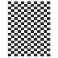 thumbnail image 6 of Dwelke Plaid Area Rug Checkered Rug Washable Rugs For Living Room Carpet Black,6x9ft, 6 of 6
