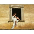 thumbnail image 2 of Benson, Pierre 14x12 White Modern Wood Framed Museum Art Print Titled - Italian Afternoon, 2 of 4
