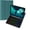Black + Black, variant on 7 Color Backlit Detachable Bluetooth Keyboard Cover for Samsung 12.4" Tab S7 FE/S7/S8/S9 FE/S10 Plus, Slim Stand Case with S Pen Slot, Black