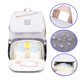 thumbnail image 4 of Bolsa de pañales con USB para bebé, mochila de viaje para mamá, impermeable, para portátil, para cuidado del bebé, 2023, 4 of 4