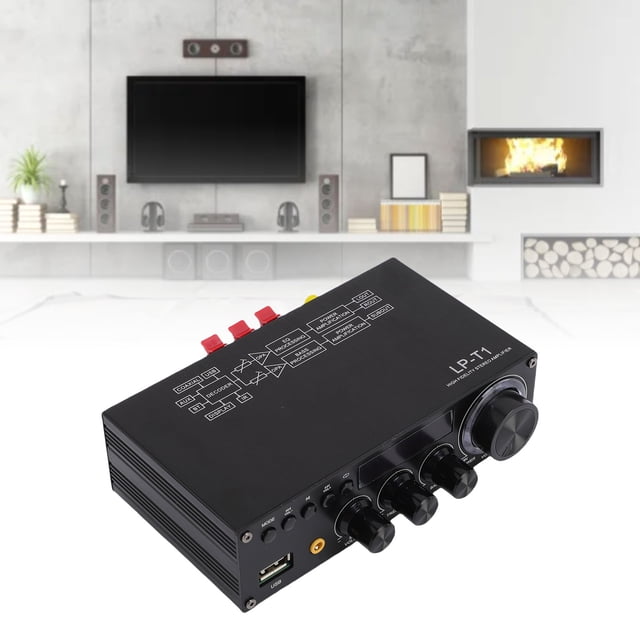 Receptor Estéreo De Cine En Casa De 5.1 Canales, Amplificador De Audio Inalámbrico Para El Hogar, Receptor/amplificador Estéreo Digital, BT