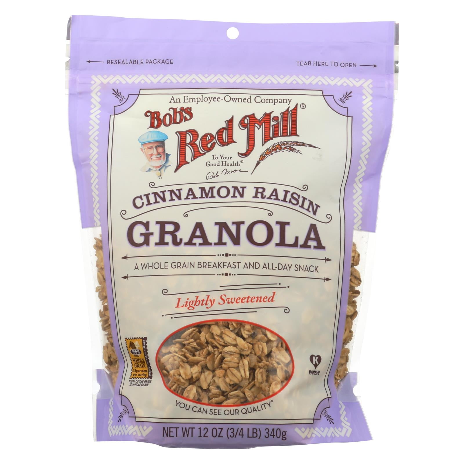 Bob's Red Mill Granola, Cinnamon Raisin, 12 Ounces