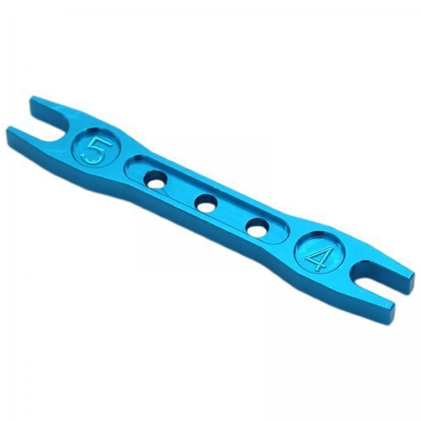 2xMini Llave de Boca 1:12 1/12 Portátil 4mm 5mm para 124016 124019 Azul , 3 piezas