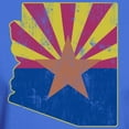 thumbnail image 3 of CafePress - Vintage Arizona State Outline Flag Dark T Shirt - Men's Classic Graphic Cotton T-Shirt, 3 of 4