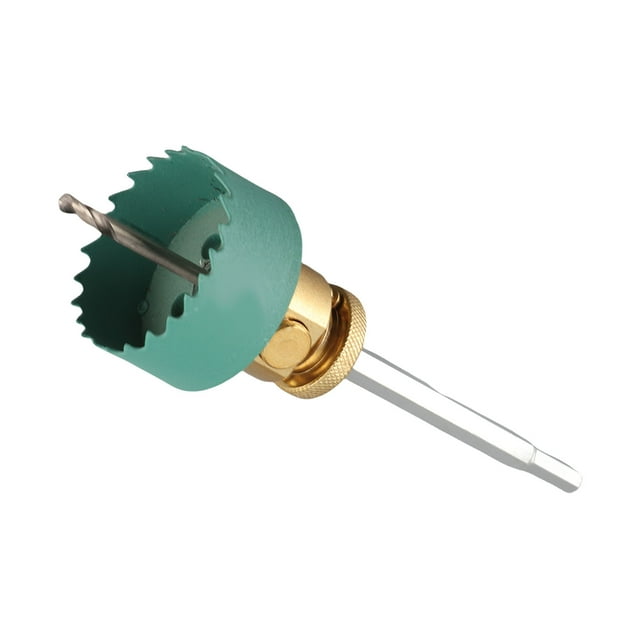Recessed Lights Hole Saw Can Light Hole Saw Universal Hex Handle Interface High Strength Alloy Steel Quick Disassembly Connecting Rod for Ceiling Drywall Drilling