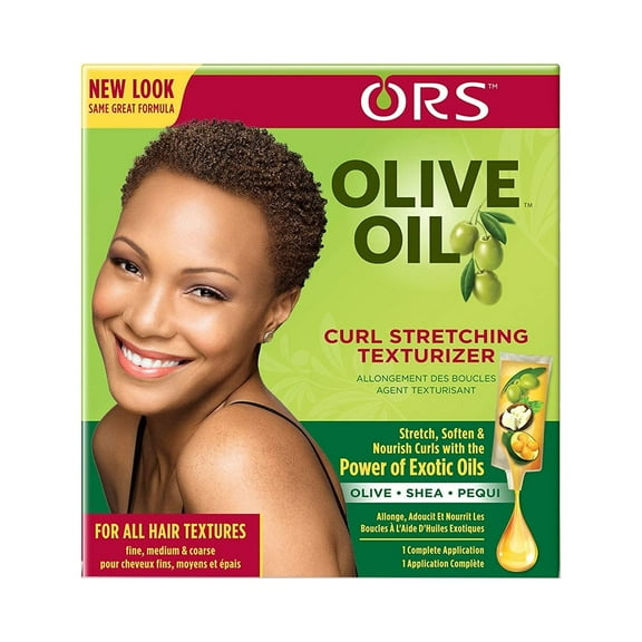 ORS Olive Oil Relaxers & Texlax Curl Stretching Texturizer Kit, Small Section Relaxer, Exotic Oil Boost Relaxer