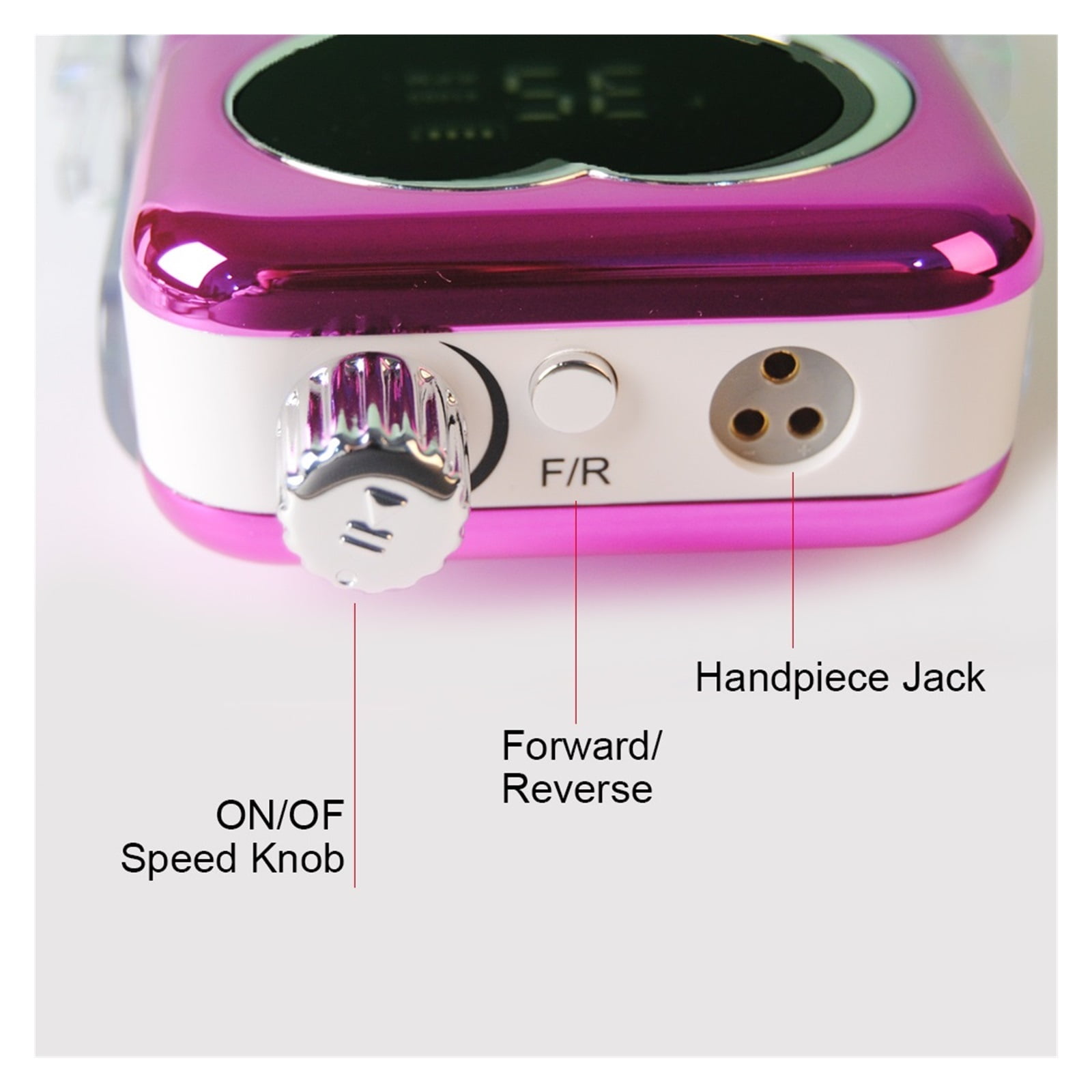 Portable 35000RPM Nail Drill Machine Rechargeable Nail Drill Heart Engraved Nail Cuticle Machine Acrylic Nail Drill Equipment