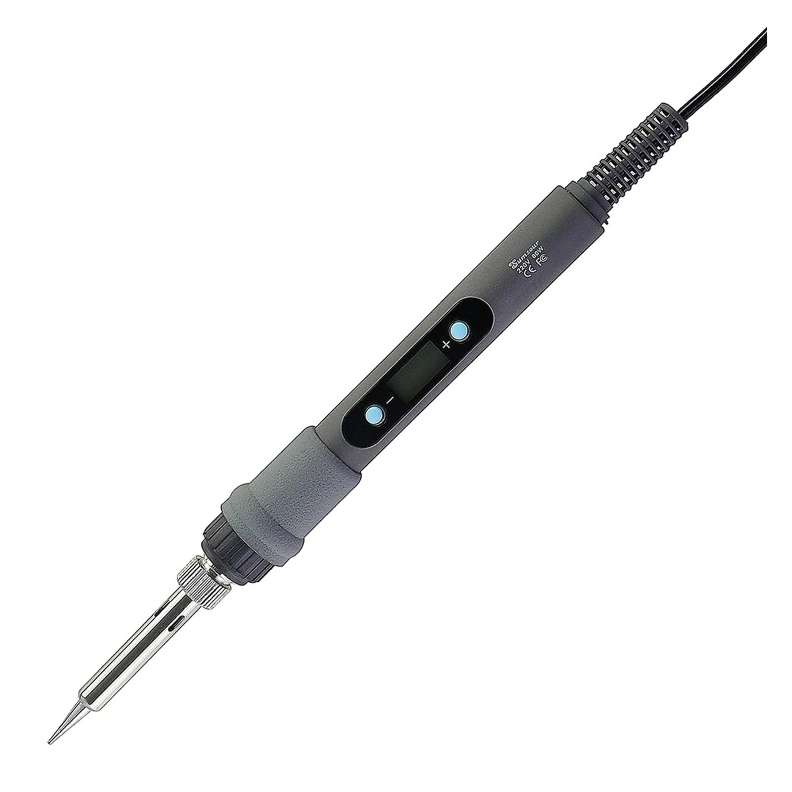 80W Soldering Iron Adjustable Temperature Digital Display Electric Welding Solder Rework Heat Pencil Tips Repair Tools ,Precise Temperature Adjustment