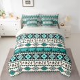 thumbnail image 2 of Castle Fairy Hippie Aztec 7-Piece Twin Bedding Sets,Tribal Style Bedding Comforter Set,Wildlife Deer Breathable Sheet Sets,Lightweight Bohemian Room Decor,Reversible, 2 of 8