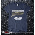 thumbnail image 2 of Connecticut State Beer Typography T-Shirt - Vintage Navy Blue Small | Ringspun Cotton, 2 of 2