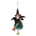thumbnail image 3 of StlyGar Halloween Decor Small Witch Decor Halloween Tree Decoration Hanging Ornaments Kitchen Witch Broomstick for Garland, Tiered Tray Home Decor vintage halloween decor 3pcs, 3 of 8