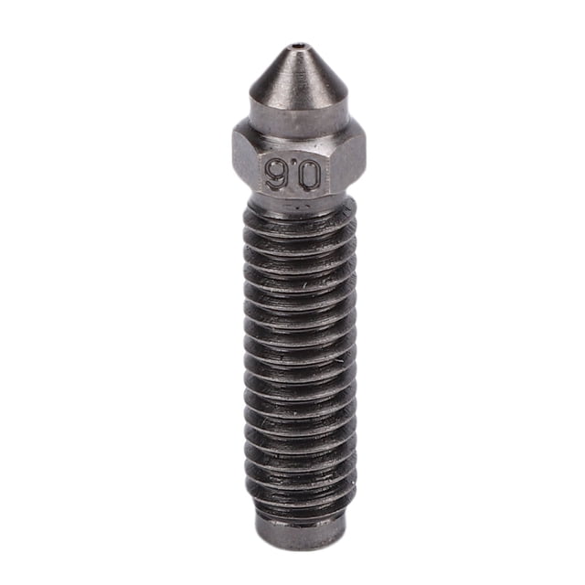 Boquilla De Repuesto Para Impresora 3D De 0,6mm, 2 Uds., Repuesto Para Impresora 3D De Carbono, Boquilla Extrusora De Acero Endurecido M6x25mm