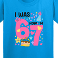 thumbnail image 4 of Inktastic I Was 6 Now I'm 7 Birthday Celebration Youth T-Shirt, 4 of 5