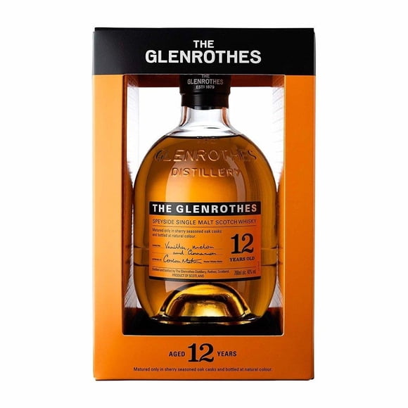 Pack de 4 Whisky Glenrothes Single Malt 12 Años 700 ml