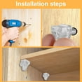 thumbnail image 3 of AMERTEER 112Pcs Shelf Support Pegs 3mm 5mm Clear Cabinet Support Peg Sturdy Shelf Holder Pin Portable Bookshelf Support Clips for Furniture Cabinet Bookcase, 3 of 7