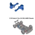 thumbnail image 5 of 2pcs Metal Front Steering Knuckle Arm Compatible With Traxxas 4-tec 2.0 3.0 2.0 Vxl 1/10 Rc On-road Car Upgrade, 5 of 5