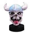 thumbnail image 1 of Casco integral de látex Headgear con forma de calavera y cuernos para cosplay, 1 of 2