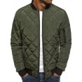 thumbnail image 1 of Men's Lightweight Puffer Jacket Winter Packable Classic Collar Short Down Coat, 1 of 2