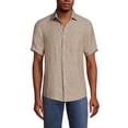 thumbnail image 2 of Lands' End Men's Traditional Fit Short Sleeve Linen Shirt, 2 of 3