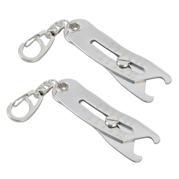 Thread Size Checker Verification Tool Bolts Size Finder Keychains Portable Nut Bolts Thread Gauge Identifier Keychains