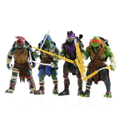 TMNT Lot Teenage Mutant Ninja Turtles 5" Movies Figure Playmates Toys Xmas Gift 