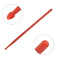 thumbnail image 4 of 2 pares de baquetas de nylon 7A con mango de plástico antideslizante para adultos, batería electrónica, musical, rojo, 16", 4 of 7