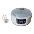 thumbnail image 2 of Maker de yogurt digital Máquina de yogurt eléctrico Diy, control de temperatura constante de bajo ruido doméstico casero con 5 frascos de vidrio, 2 of 9