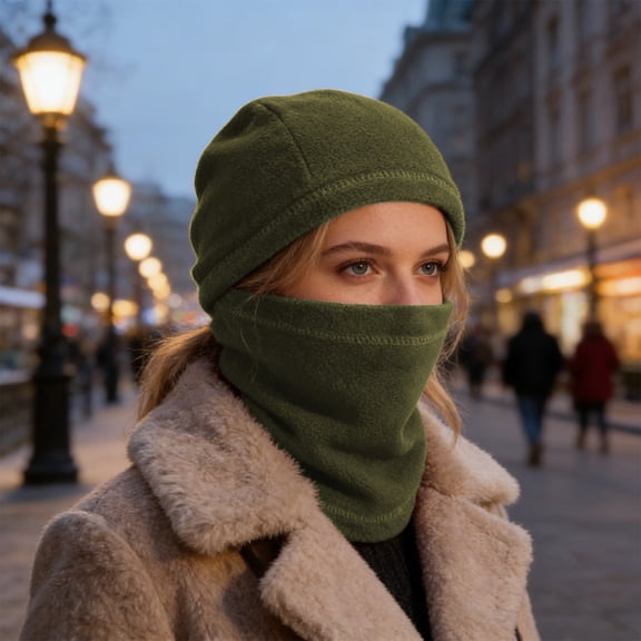 Uuiauoio Unisex Windproof and Warm Balaclava, Winter Warm Neck Mask Ear Covering Balaclava Hat for Skiing,Motorcycle