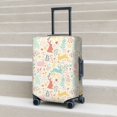 thumbnail image 2 of Lsque Fall Rabbit Printed Luggage Cover, Travel Luggage Protector,Scratch and Dirt Resistant, Fits 18-32 Inch Luggage - Large, 2 of 9