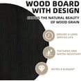 thumbnail image 7 of UNISOAR 24" Modern Bathroom Vanity with Ceramic Sink, Free Standing or Wall Mounted Floating Cabinet With 2 Soft Close Doors, Walnut, 7 of 7