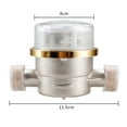 thumbnail image 3 of Labymos Compteur d'Eau Froide 15mm 1/2 Pouce Lecture de Débit Cubique 360 Réglable Rotatif, 3 of 8