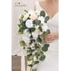 thumbnail image 5 of Ramos de Boda Serwalin Bosque Peonías Blancas Novia 25 cm, 5 of 8