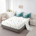 thumbnail image 3 of Butterfly Flowers Comforter Set 7 Piece Bed in a Bag Twin,Mint Green Ombre Art Oil Painting Floral Bedding Sets Rustic Aesthetic Animal Daisy Flower Sheet Set with Comforter, 3 of 5