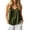 Army Green-Tank Tops for Women, variant on Camisole Tops for Women V Neck Sleeveless Lace Boho Linen Shirts Adjustable Spaghetti Strap Tank Top