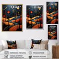 thumbnail image 4 of Designart "African Tribal flow Pointillism III" African Tribal Floater Framed Canvas Print, 4 of 7