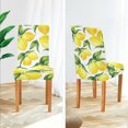 thumbnail image 4 of Dining Chair Covers Yellow Lemons Chair Slipcovers Washable Removable Chair Cover Protector for Home, Restaurant, Hotel, Ceremony, Banquet Wedding Party 4PCS, 4 of 6