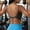 Gray, variant on Women's Workout Sports Bras Backless Fitness Yoga Crop Tank Tops Metamorph Twist Back Cami for Gym Athletic