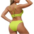 thumbnail image 3 of Traje de baño para mujer, estilo bikini de Europa y América, con efecto lavado, para mujer., 3 of 3