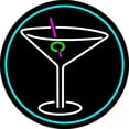 thumbnail image 1 of Second Life Marketplace Martini LED Neon Sign 18 x 18 - inches, Clear Edge Cut Acrylic Backing, with Dimmer - Bright and Premium built indoor LED Neon Sign for Bar decor., 1 of 7