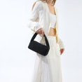 thumbnail image 4 of Bolso de hombro de pana vintage para mujer, bolso retro para las axilas, bolso informal (negro), 4 of 7
