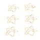 thumbnail image 1 of Clips De Papel, Clips Resistentes Al Deslizamiento Portátiles 100 Piezas En Forma De Estrella Y Luna Ampliamente Utilizadas Con Caja De Almacenamiento Para La Escuela Para, 1 of 7